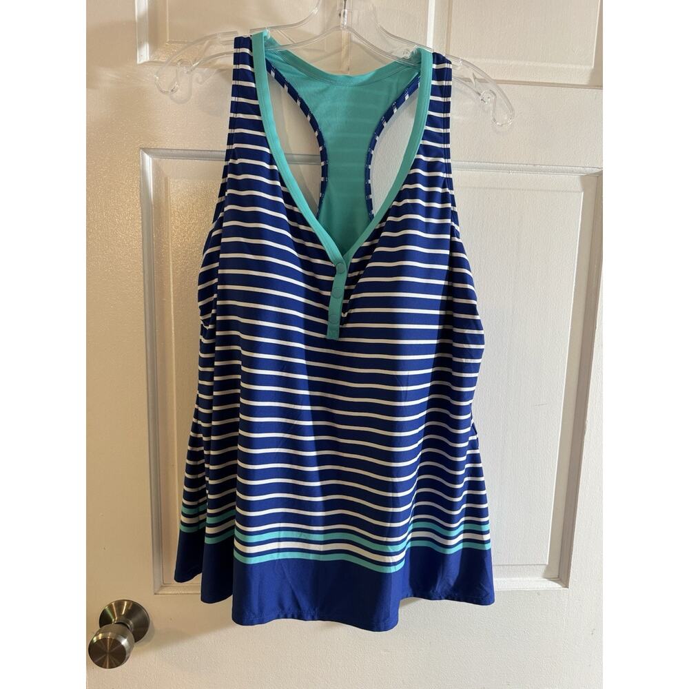 Ladies Beach House Tankini Top Size 20W